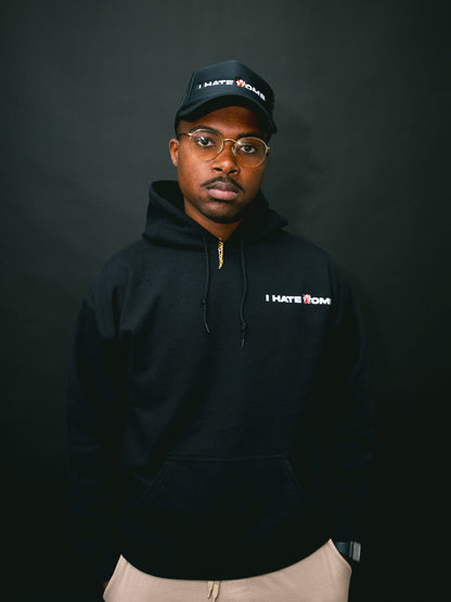 "I Hate Home" Black Hoodie